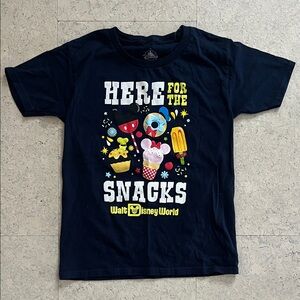 Disney Kids Navy T-Shirt - Fun Snack Design